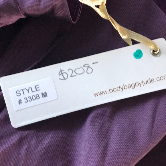 Medium purple Bodybag ruched dress NwT - Picture 10 of 12